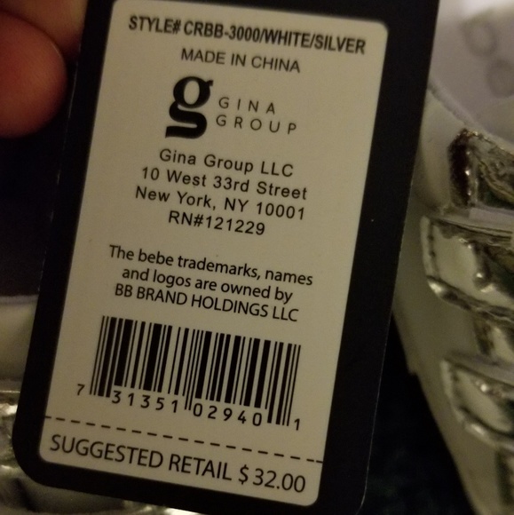 SOLD π SOLD BEBESilver sparkle baby Shoes - Picture 5 of 6